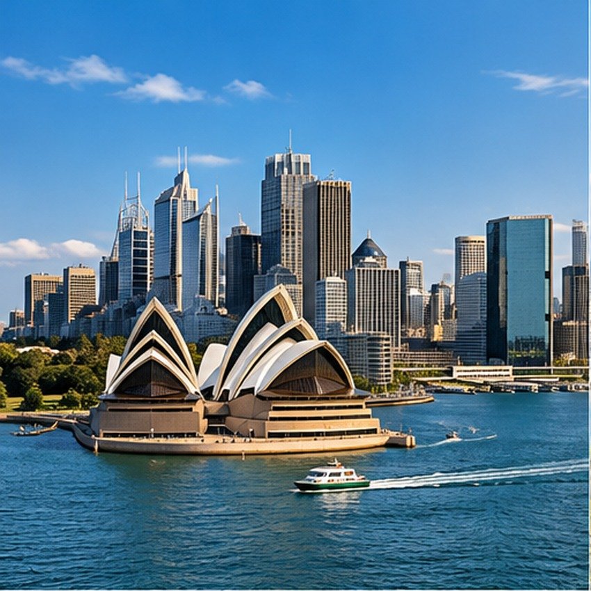 Australia destination illustration