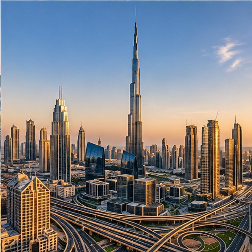 Dubai / UAE destination illustration