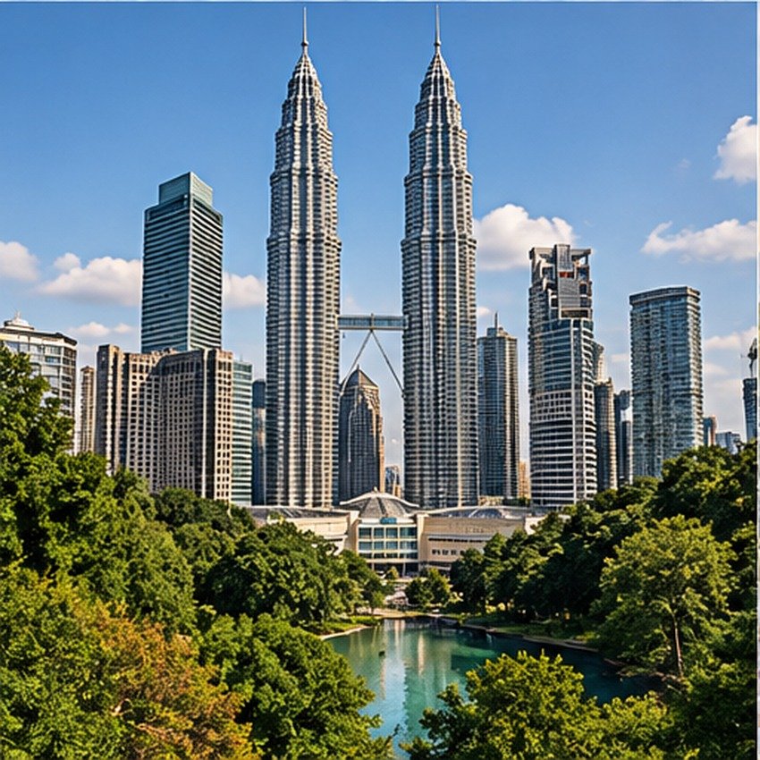 Malaysia destination illustration