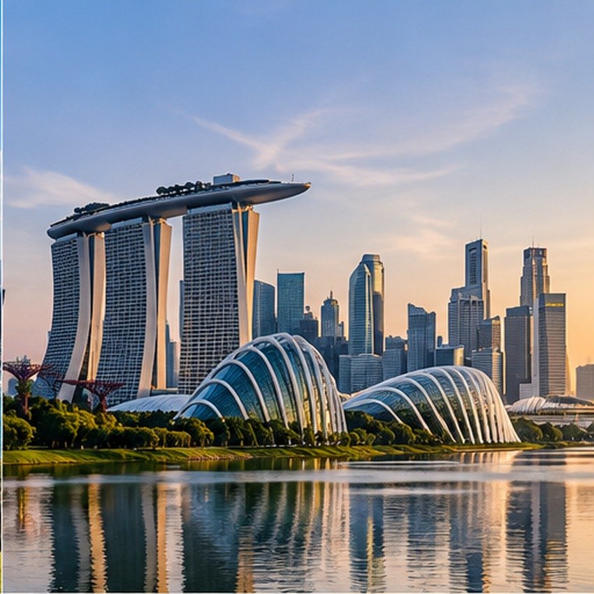 Singapore destination illustration
